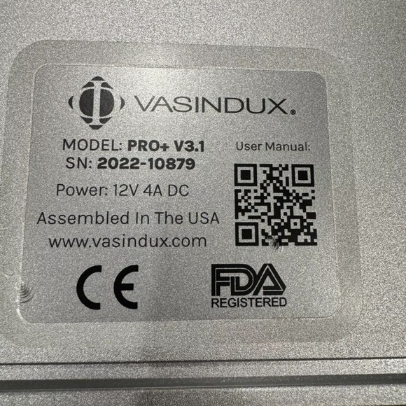 Vasindux Pro+ PEMF Supply Machine Model:Pro+V3.1 Power 12V 4A DC new withoutbox - Picture 4 of 7